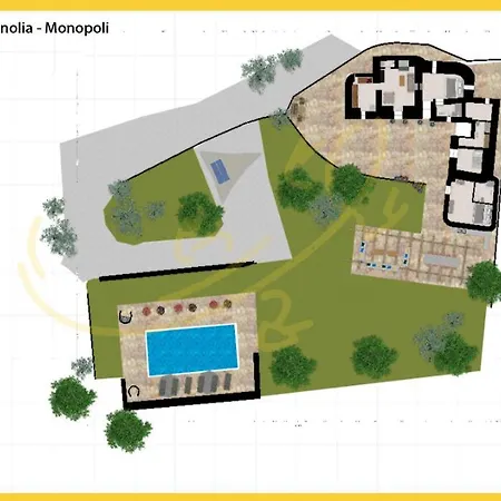 Td Trulli Della Magnolia Trulli With Amazing Garden * Monopoli